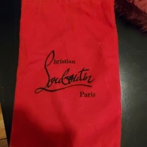 Christian Louboutin Black Sling Back Heels